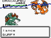 une photo d'Ã©cran de Pokemon Or sur Nintendo Game Boy Color